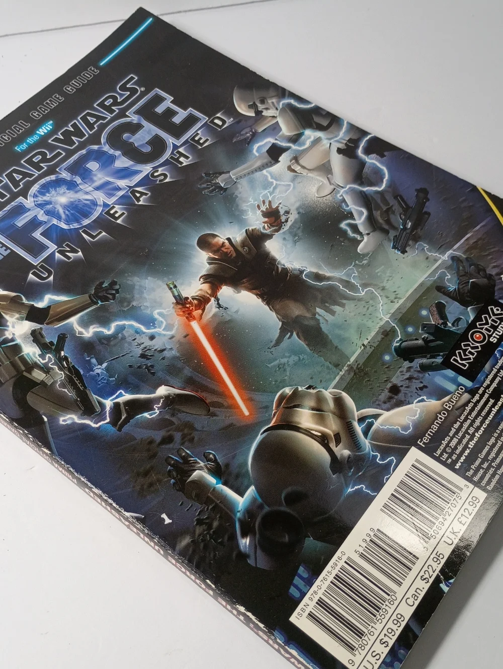 Star Wars: The Force Unleashed Strategy Guide For Wii, Xbox 360 & Playstation 3